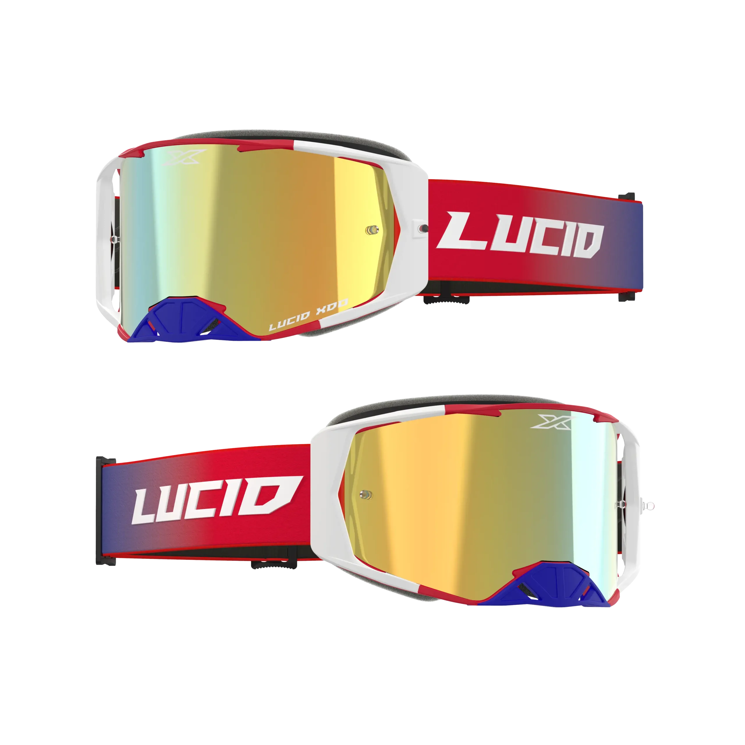 LUCID GOGGLE LUCID TM RWB - GOLD MIRROR LENS - Image 2