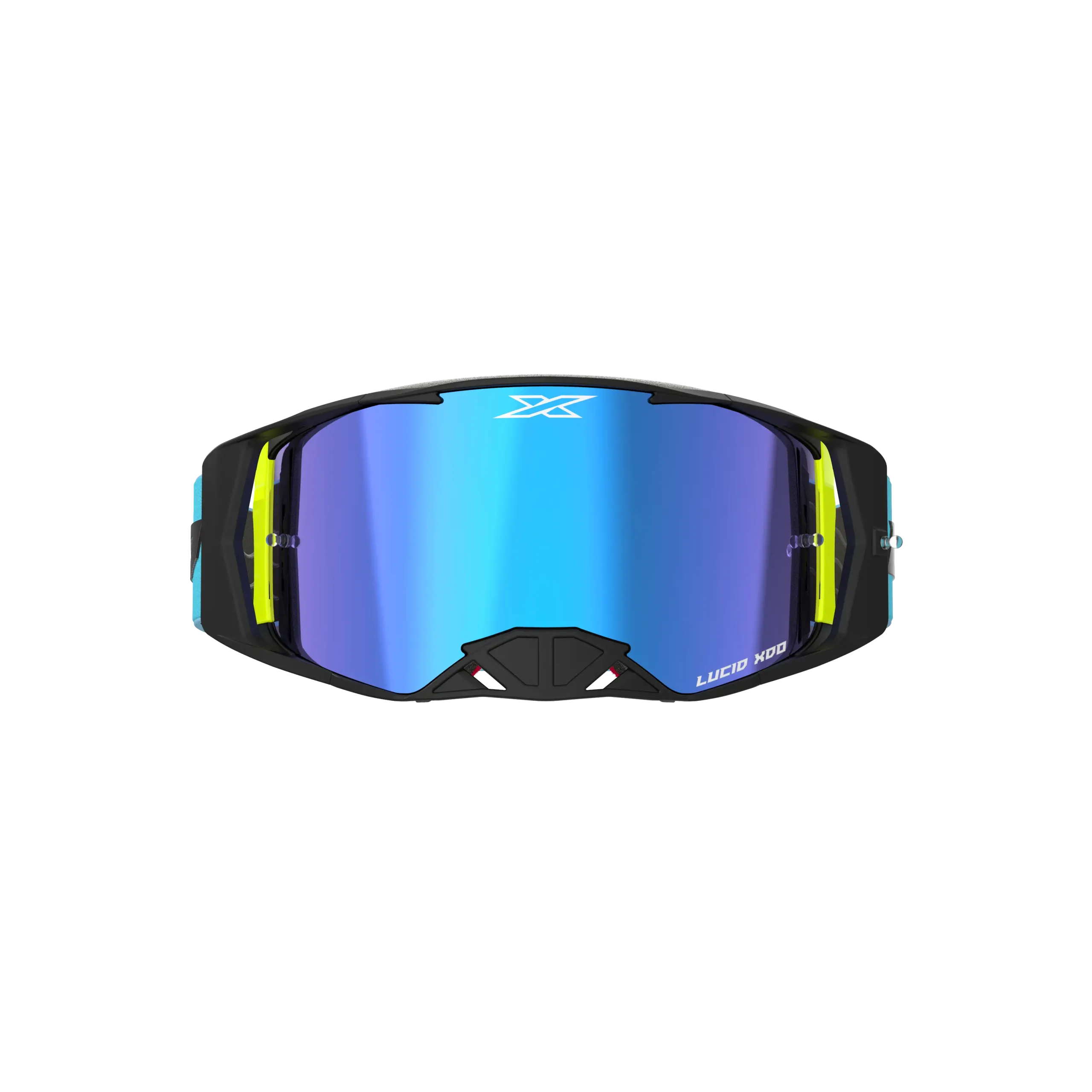 LUCID GOGGLE LUCID TM FLO FADE BLUE - BLUE MIRROR LENS - Image 4