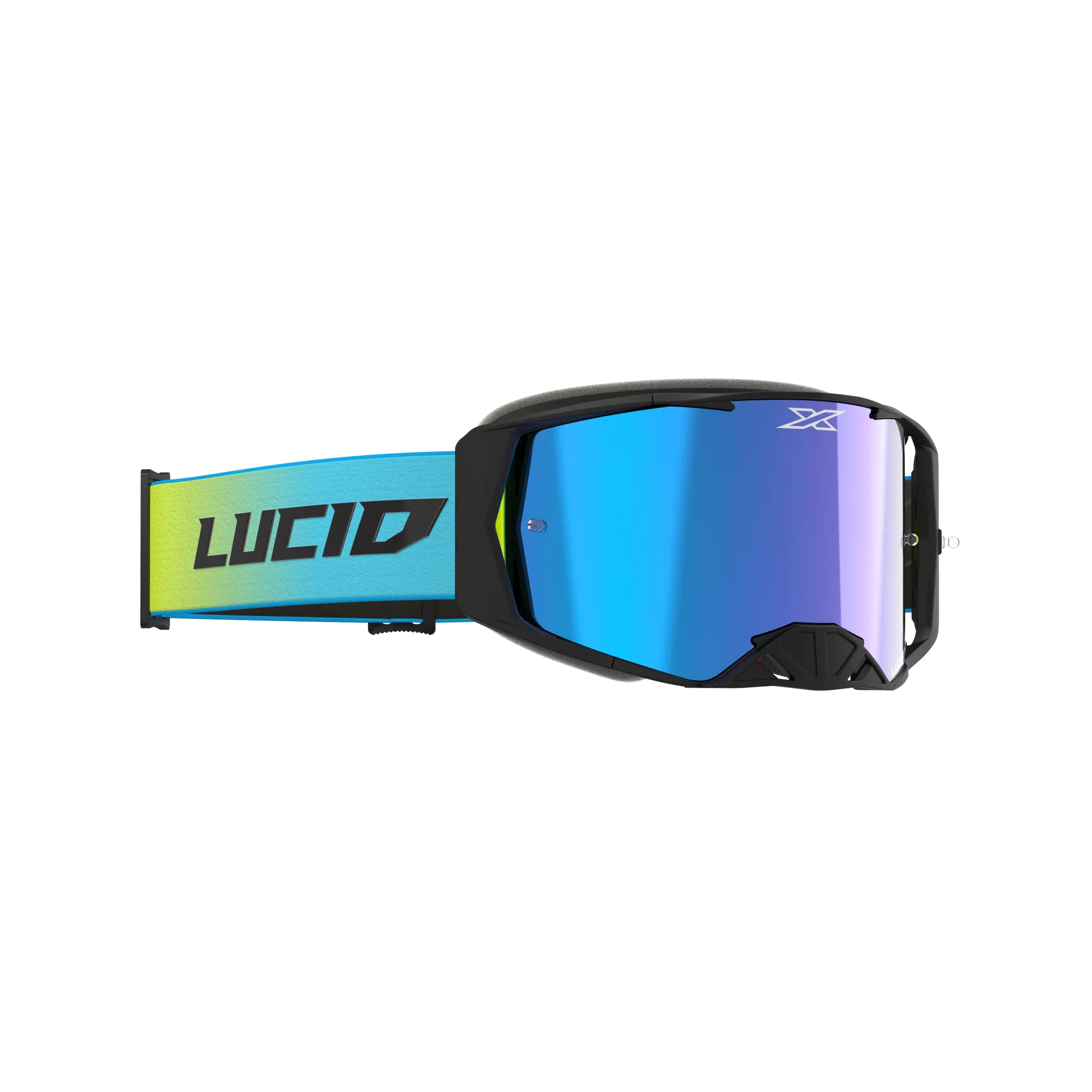 LUCID GOGGLE LUCID TM FLO FADE BLUE - BLUE MIRROR LENS - Image 5