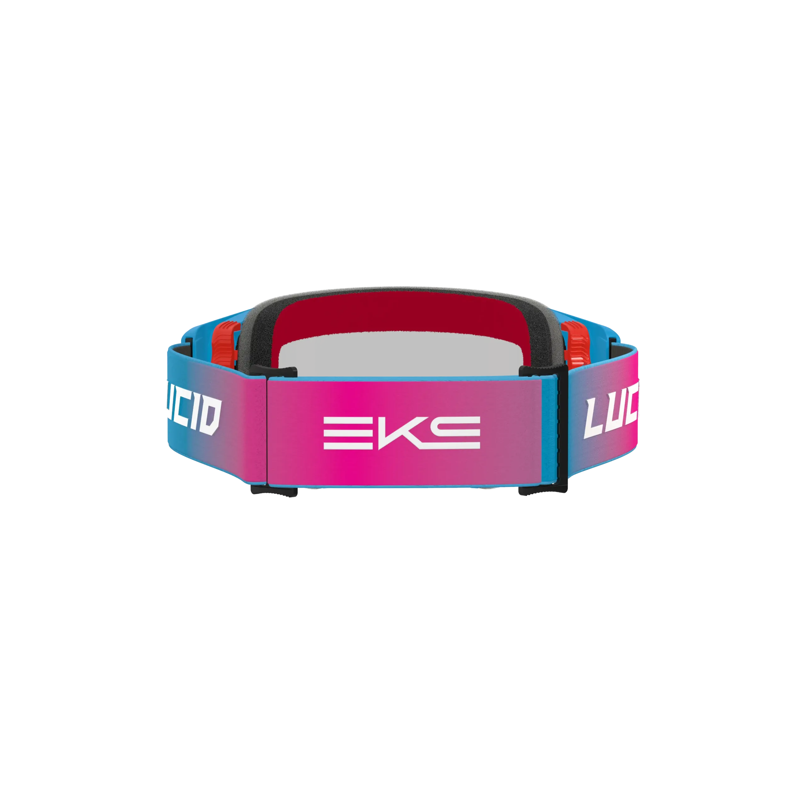 LUCID GOGGLE LUCID TM FLO FADE PINK - BLUE MIRROR LENS - Image 3