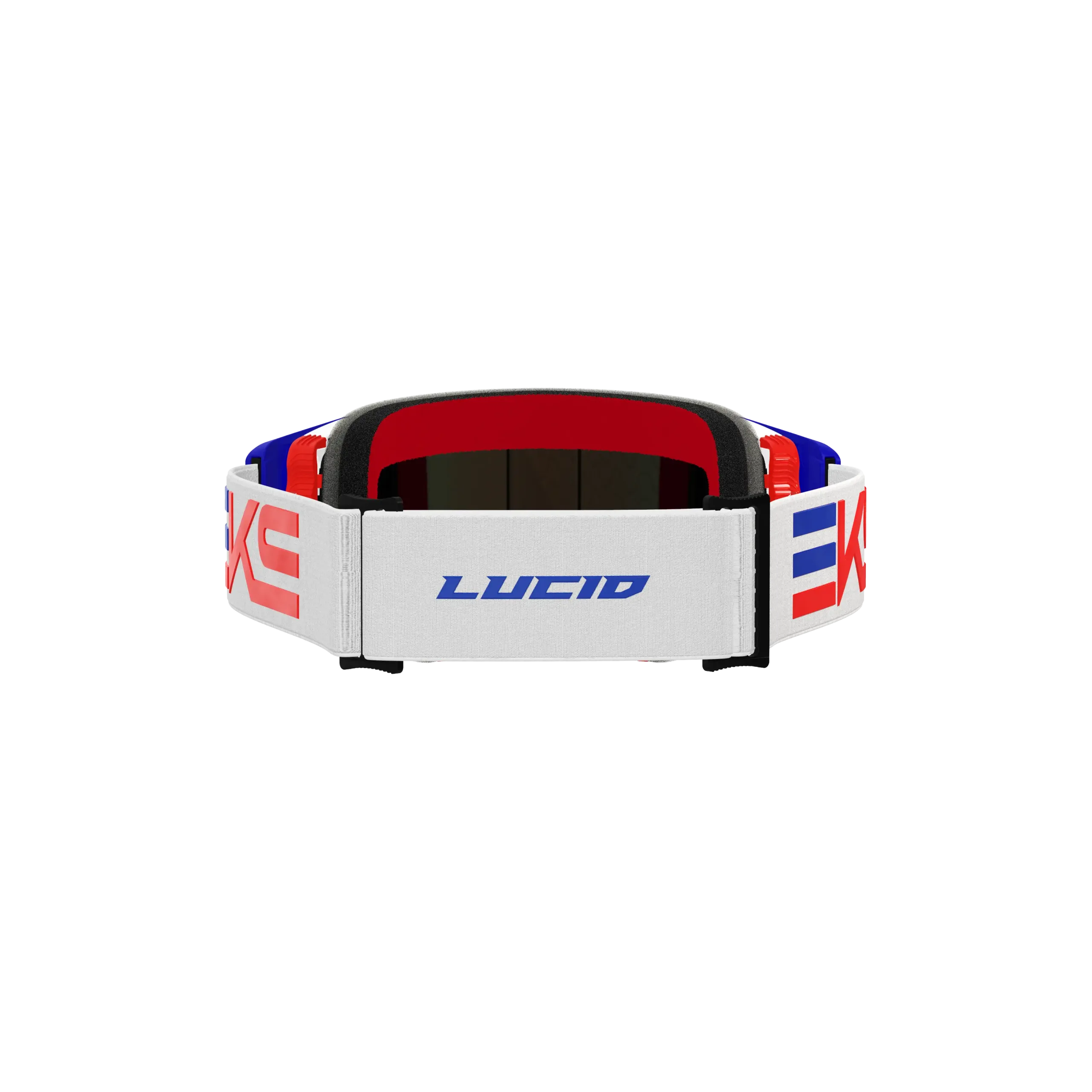 LUCID GOGGLE EKS FLAG RWB - GOLD MIRROR LENS - Image 3