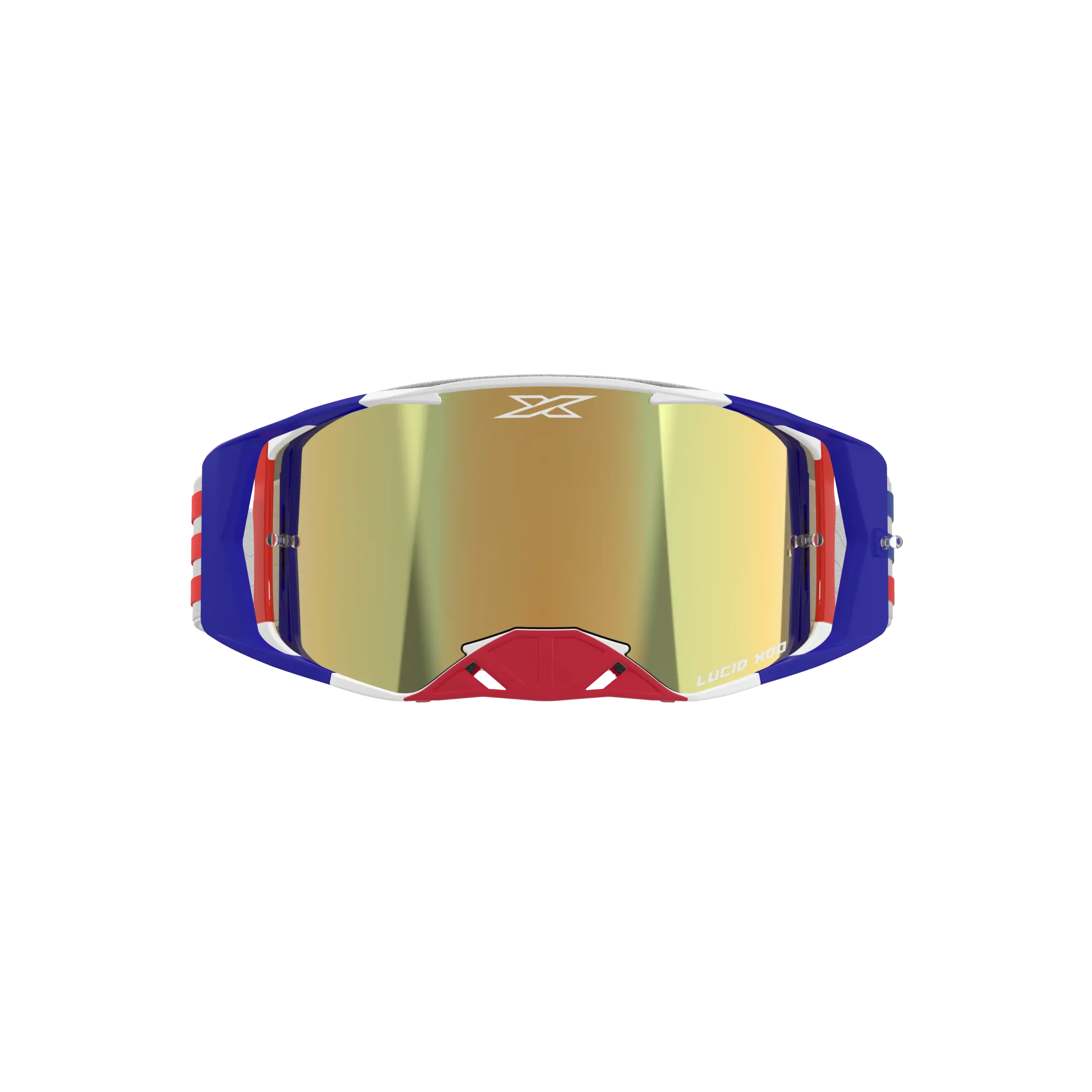 LUCID GOGGLE EKS FLAG RWB - GOLD MIRROR LENS - Image 4